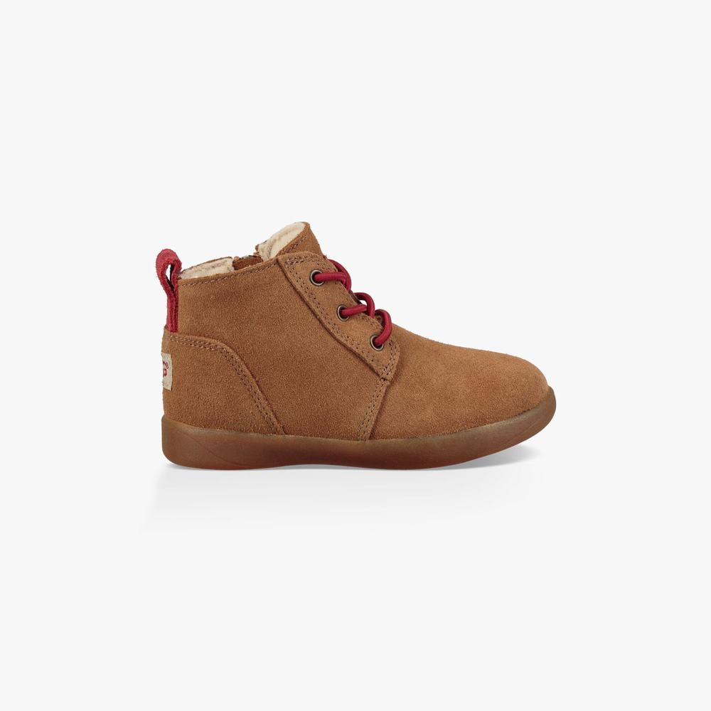 Bottine UGG Kristjan Chukka Fille Marron Soldes 629XKAOI